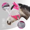 Harrison Howard Half Face Horse Fly Mask UV Protection and Breathable for Equine Use Comfortable Mint M(Magenta)