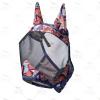 Harrison Howard LumiVista Horse Fly Mask Standard with Ears UV Protection for Horse Dream Star S Pony(Abstract Graffiti)