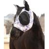 Harrison Howard Stretch Fly Mask with Forelock Opening and Patterns Comfortable Breathable Snug Fitting Horse Fly Mask Leopard M(Berry)