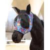 Harrison Howard Stretch Fly Mask with Forelock Opening and Patterns Comfortable Breathable Snug Fitting Horse Fly Mask Leopard M(Butterfly)