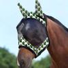 Harrison Howard LumiVista Horse Fly Mask Standard with Ears UV Protection for Horse Dream Star S Pony(Green Cactus)