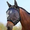 Harrison Howard LumiVista Horse Fly Mask Standard with Ears UV Protection for Horse Dream Star S Pony(Paisley Wave)