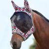 Harrison Howard LumiVista Horse Fly Mask Standard with Ears UV Protection for Horse Dream Star S Pony(Tribal Rhombus)