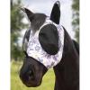 Harrison Howard Stretch Fly Mask with Forelock Opening and Patterns Comfortable Breathable Snug Fitting Horse Fly Mask Leopard M(Berry)