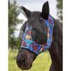 Harrison Howard Stretch Fly Mask with Forelock Opening and Patterns Comfortable Breathable Snug Fitting Horse Fly Mask Leopard M(Butterfly)