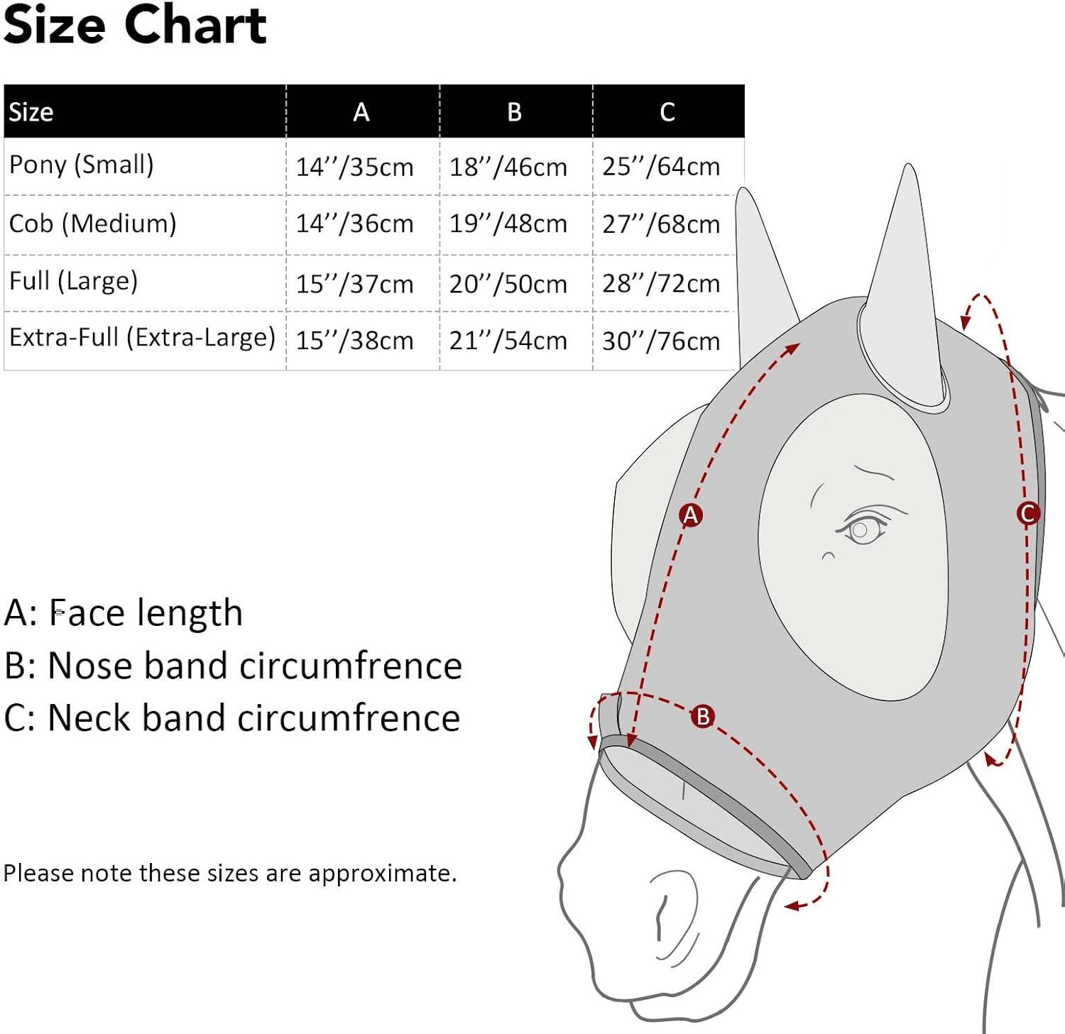 image:imageHarrison Howard Super Comfort Stretchy Fly Mask Large Eye Space with UV Protection Soft on Skin with Breathability Star MediumLeopard Print