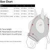 Harrison Howard Super Comfort Stretchy Fly Mask Large Eye Space with UV Protection Soft on Skin with Breathability Star Medium(Classic Letters)