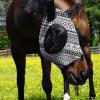 Harrison Howard Super Comfort Stretchy Fly Mask Large Eye Space with UV Protection Soft on Skin with Breathability Star Medium(Doodle Aztec)