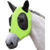 Harrison Howard Super Comfort Stretchy Fly Mask Large Eye Space with UV Protection Soft on Skin with Breathability Star Medium(Fluro-Lime)