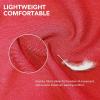 Harrison Howard Super Comfort Stretchy Fly Mask Large Eye Space with UV Protection Soft on Skin with Breathability Star Medium(Lava Red)