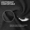 Harrison Howard Super Comfort Stretchy Fly Mask Large Eye Space with UV Protection Soft on Skin with Breathability Star Medium(Piano Black)