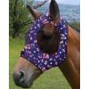 Harrison Howard Super Comfort Stretchy Fly Mask Large Eye Space with UV Protection Soft on Skin with Breathability Star Medium(Classic Letters)