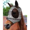 Harrison Howard Super Comfort Stretchy Fly Mask Large Eye Space with UV Protection Soft on Skin with Breathability Star Medium(Doodle Aztec)