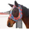 Harrison Howard Super Comfort Stretchy Fly Mask Large Eye Space with UV Protection Soft on Skin with Breathability Star Medium(Knitted printing)