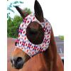 Harrison Howard Super Comfort Stretchy Fly Mask Large Eye Space with UV Protection Soft on Skin with Breathability Star Medium(Tribal Abstract)