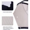 Harrison Howard All-Round Mesh Horse Fly Mask UV Protective with Fleece-Padded Edging Deep Navy S(Original Grey)