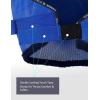 Harrison Howard All-Round Mesh Horse Fly Mask UV Protective with Fleece-Padded Edging Deep Navy S(Signature Blue)