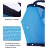 Harrison Howard All-Round Mesh Horse Fly Mask UV Protective with Fleece-Padded Edging Deep Navy S(Sky Blue)