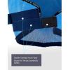 Harrison Howard All-Round Mesh Horse Fly Mask UV Protective with Fleece-Padded Edging Deep Navy S(Sky Blue)