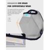 Harrison Howard Reinforced Horse Fly Mask with Mirror PVC Brow Support, Enhanced Eye Space, UV Protection Original Grey S(Grey)