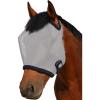 Harrison Howard All-Round Mesh Horse Fly Mask UV Protective with Fleece-Padded Edging Deep Navy S(Grey)