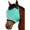Harrison Howard All-Round Mesh Horse Fly Mask UV Protective with Fleece-Padded Edging Deep Navy S(Mint)
