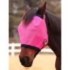 Harrison Howard Reinforced Horse Fly Mask with Mirror PVC Brow Support, Enhanced Eye Space, UV Protection Original Grey S(Magenta)