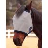 Harrison Howard Reinforced Horse Fly Mask with Mirror PVC Brow Support, Enhanced Eye Space, UV Protection Original Grey S(Original Grey)