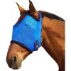 Harrison Howard All Round Mesh Horse Fly Mask UV Protective with Fleece Padded Edging Royal Blue M
