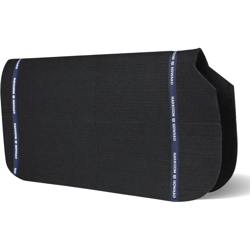image:imageHarrison Howard Western Saddle Pad Liner 5mm7mm Thin Wool Felt Under Saddle Pad Shock Absorbing Sweat Barrier Non SlipBlack