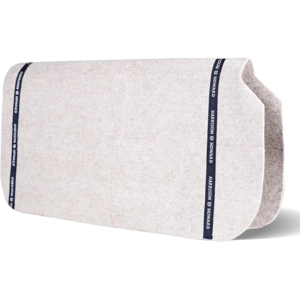 image:imageHarrison Howard Western Saddle Pad Liner 5mm7mm Thin Wool Felt Under Saddle Pad Shock Absorbing Sweat Barrier Non SlipLight Tan