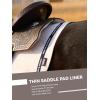 Harrison Howard Western Saddle Pad Liner 5mm/7mm Thin Wool Felt Under Saddle Pad, Shock Absorbing Sweat Barrier, Non Slip(Light Tan)