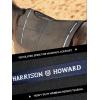 Harrison Howard Western Saddle Pad Liner, Thin Wool Felt Under Pad with Spine Cutout, Shock Absorbing Sweat Barrier(Black)