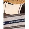 Harrison Howard Western Saddle Pad Liner, Thin Wool Felt Under Pad with Spine Cutout, Shock Absorbing Sweat Barrier(Light Tan)