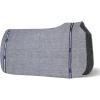 Harrison Howard Western Saddle Pad Liner, Thin Wool Felt Under Pad with Spine Cutout, Shock Absorbing Sweat Barrier(Gray)
