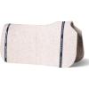 Harrison Howard Western Saddle Pad Liner, Thin Wool Felt Under Pad with Spine Cutout, Shock Absorbing Sweat Barrier(Light Tan)