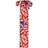 Harrison Howard Stretchy Tail Bag Breathable Horse Tail Guard Slip on Design Protect Horse Tail 2 Strand Closure Straps Keep Tail Clean & Protected 22″ L Length Makes Grooming Easy-Burgundy(Flag Grid)