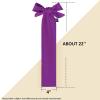 Harrison Howard Stretchy Tail Bag Breathable Horse Tail Guard Slip on Design Protect Horse Tail 2 Strand Closure Straps Keep Tail Clean & Protected 22″ L Length Makes Grooming Easy-Burgundy(Purple)