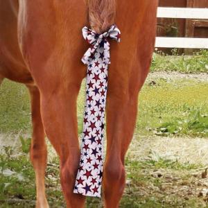 Harrison Howard Stretchy Tail Bag Breathable Horse Tail Guard Slip on Design Protect Horse Tail 2 Strand Closure Straps Keep Tail Clean & Protected 22″ L Length Makes Grooming Easy-Burgundy(Dream Star)