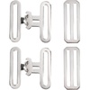 Harrison Howard 6PCS Hardware Horse Blanket Surcingle Buckle Replacement for Horse Sheets Surcingle Attachment 2 Sets(two pieces)