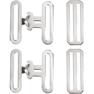 Harrison Howard 6PCS Hardware Horse Blanket Surcingle Buckle Replacement for Horse Sheets Surcingle Attachment 2 Sets(two pieces)